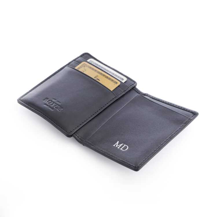 RFID Blocking Money Clip Wallet, black