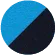 RFID Blocking Money Clip Wallet black-ocean-blue color swatch