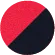 Catchall Valet Tray black-red color swatch