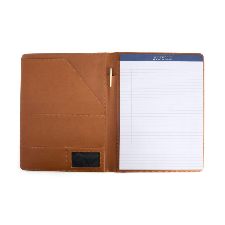 Executive Writing Portfolio Organizer, tan