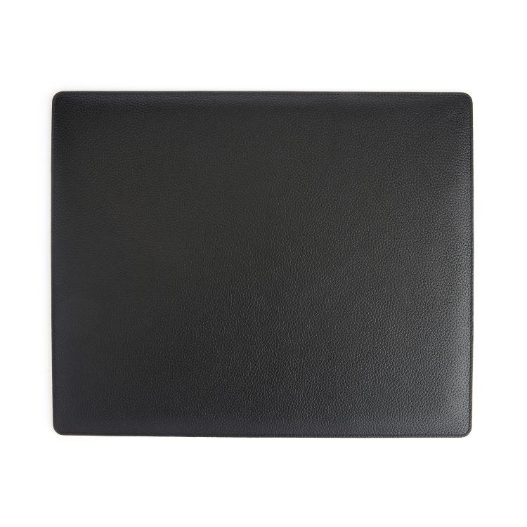 17" x 14" Desk Pad Blotter, black-pebble