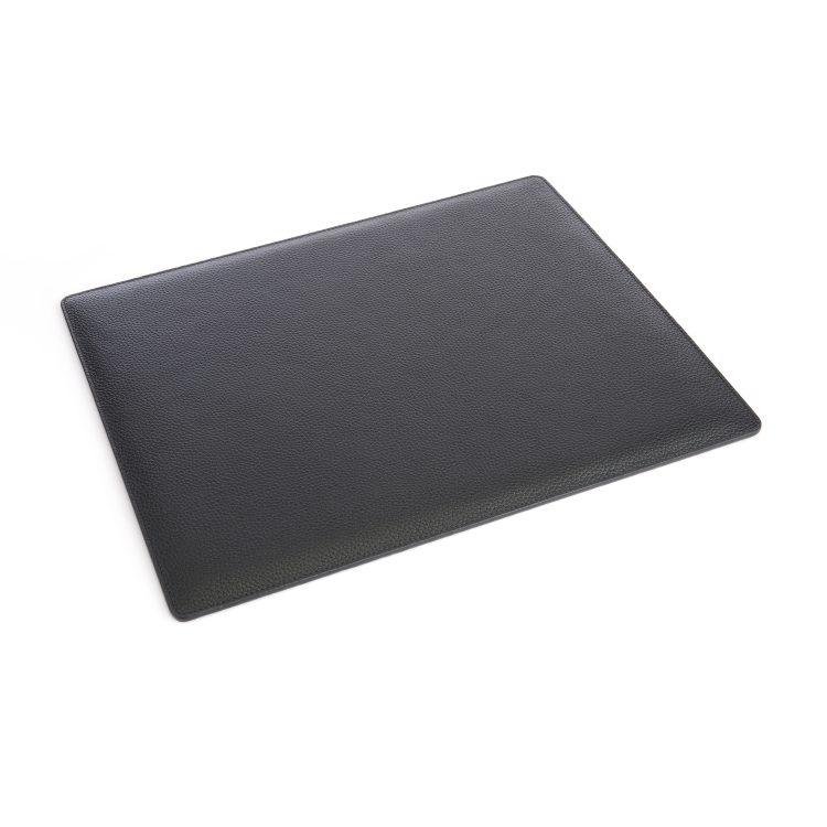 17" x 14" Desk Pad Blotter, black-pebble