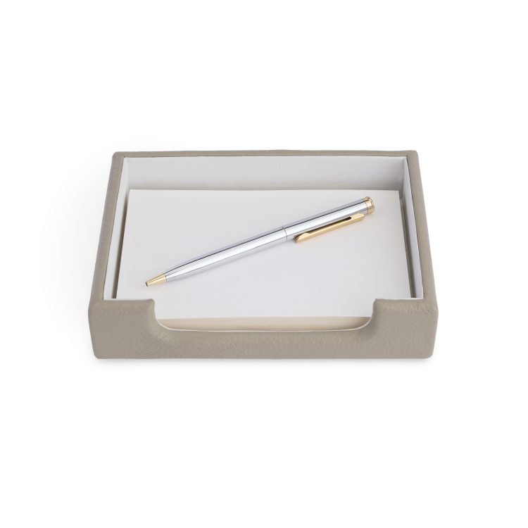 Desk Note Tray Organizer, taupe