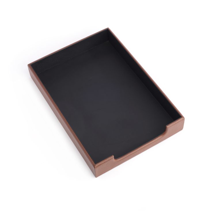 Desk Letter Tray Organizer, tan