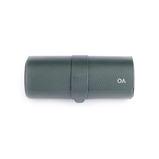 Suede Lined Travel Watch Roll