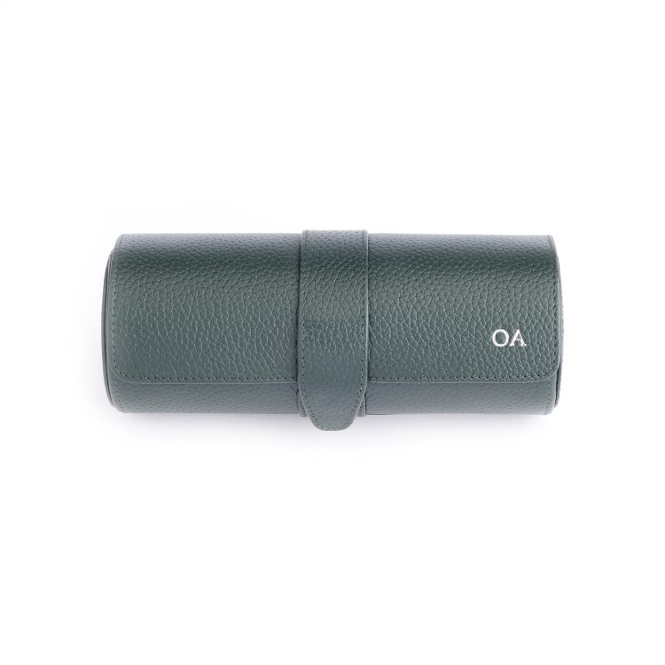 Suede Lined Travel Watch Roll