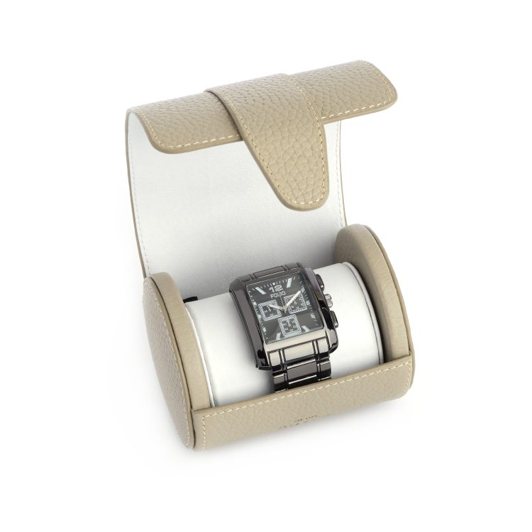 Single Watch Travel Roll, taupe