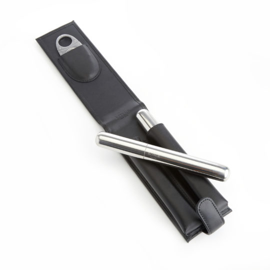 Double Cigar Case with Cutter