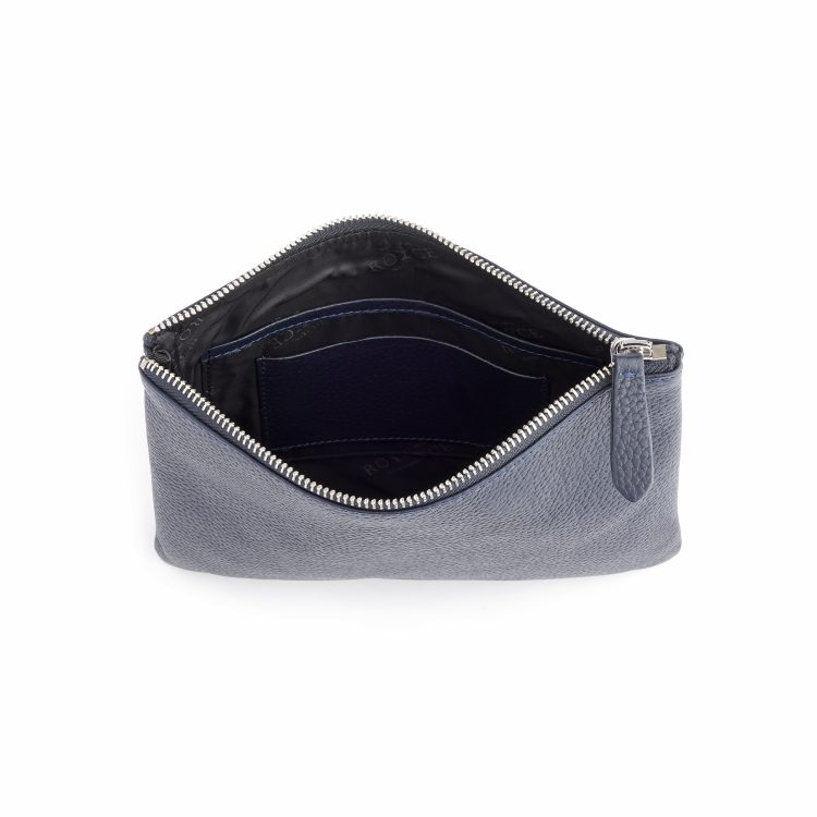 Zippered Travel Organizer Pouch, blue-pebble
