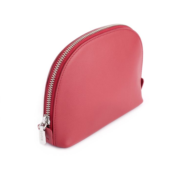 Compact Cosmetic Makeup Bag, red