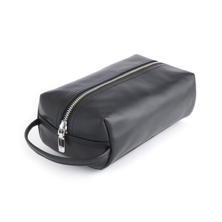 Compact Toiletry Cosmetic Bag, black
