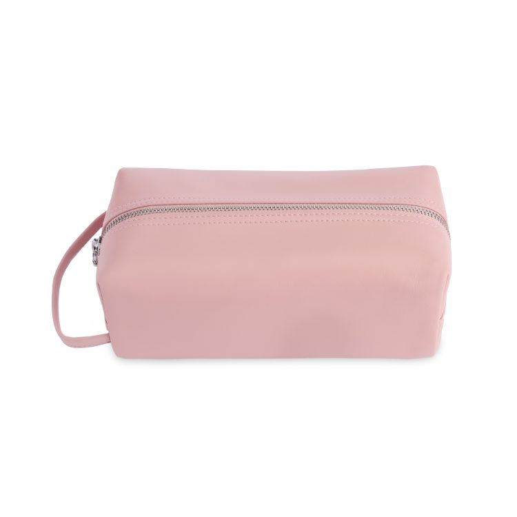 Compact Toiletry Cosmetic Bag, carnation-pink