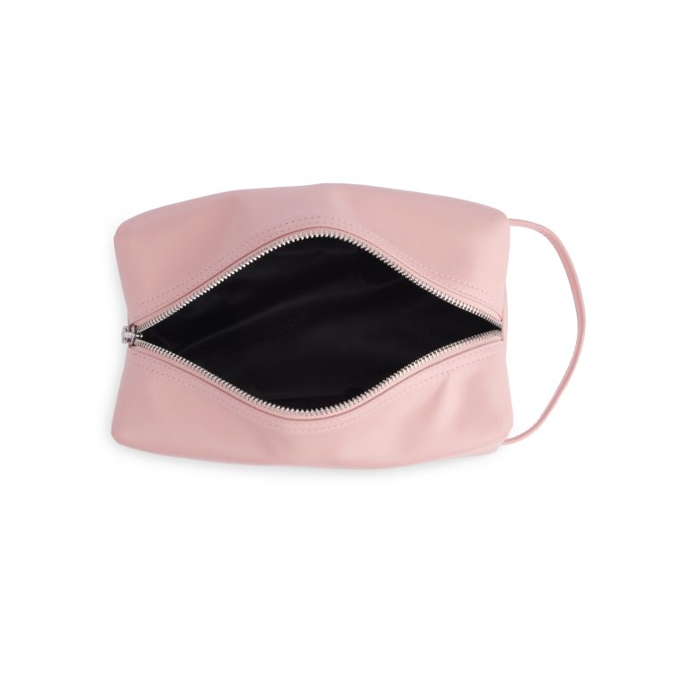 Compact Toiletry Cosmetic Bag, carnation-pink