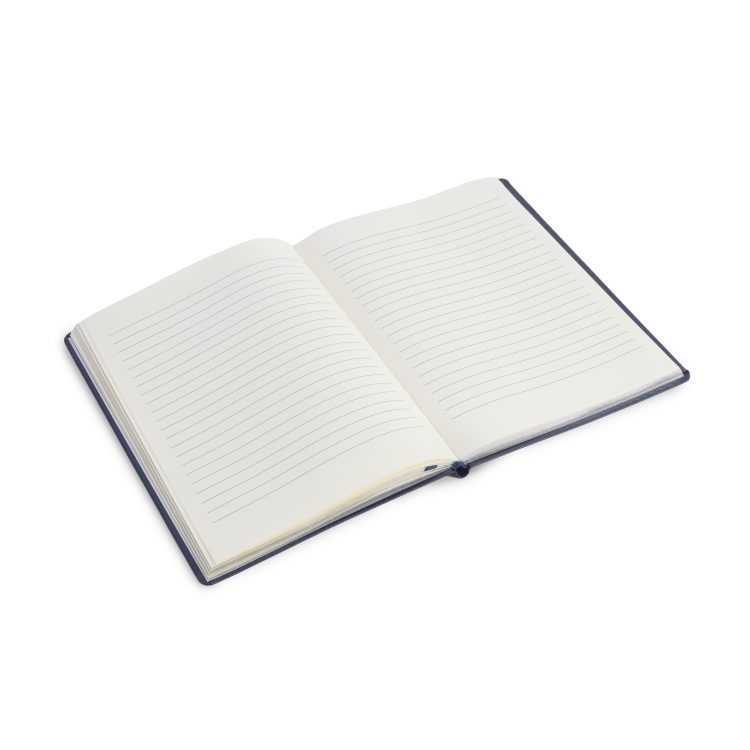Soft Bound Pebble Grain Journal, blue