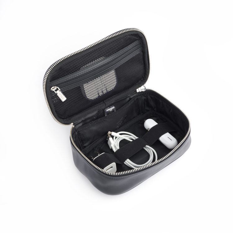 Tech Accessory Cord Organizer Case, black