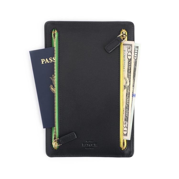 RFID Blocking Four Zip Travel Organizer | ROYCE New York