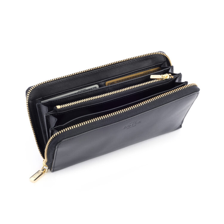 RFID Blocking Continental Zip Wallet | ROYCE New York