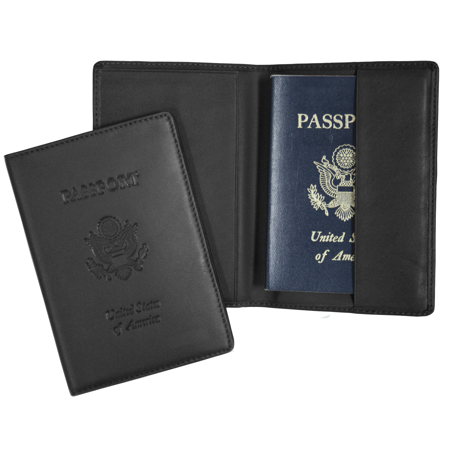 RFID Blocking Passport Holder with US Seal | ROYCE New York