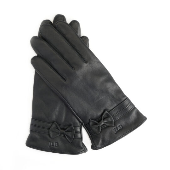 Touchscreen Compatible Women's Leather Gloves with Cashmere Lining