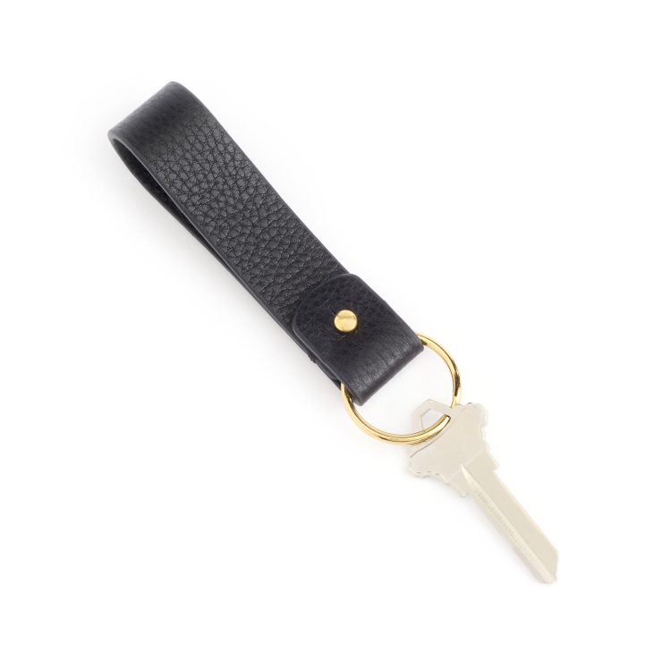 Classic Valet Key Chain, black-pebble