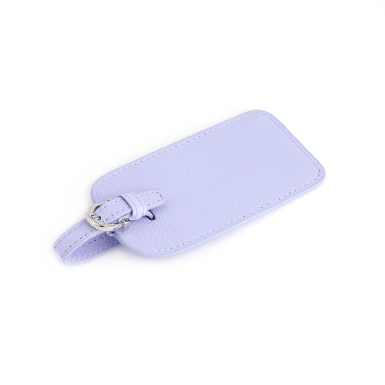 Signature Luggage Tag, lavender-pebble