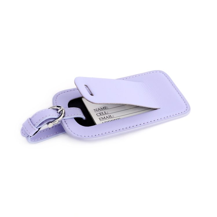 Signature Luggage Tag, lavender