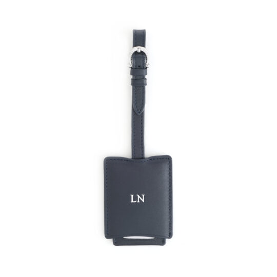 Luggage Tag with Retractable Privacy Flap