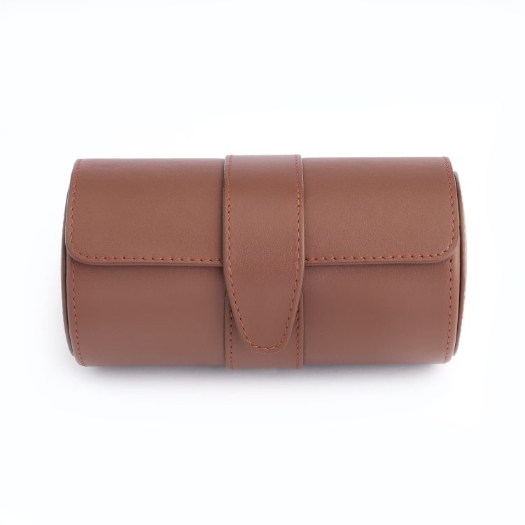 Double Travel Watch Roll, tan