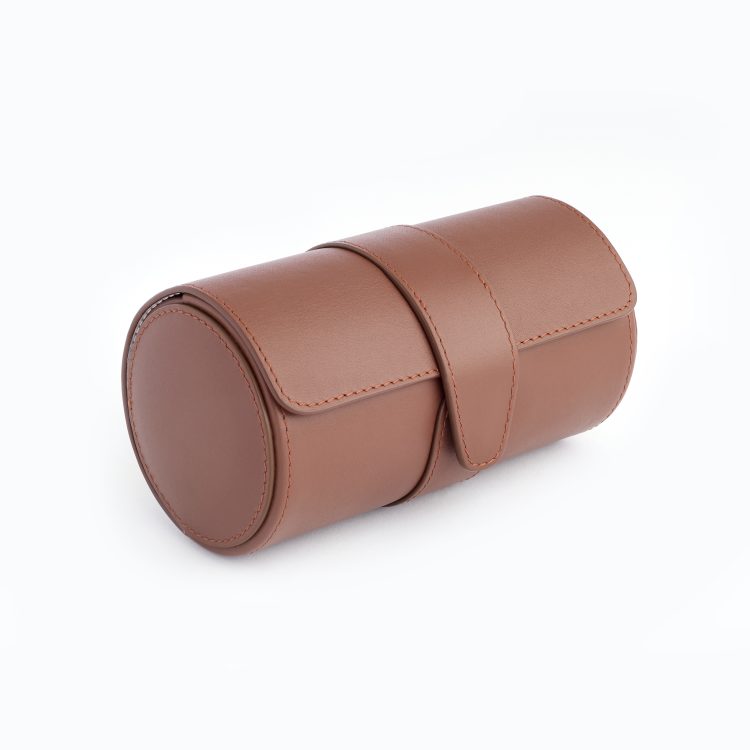 Double Travel Watch Roll, tan