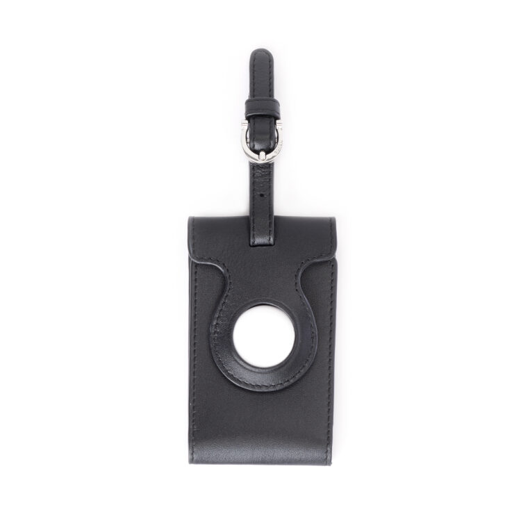 AirTag Luggage Tag ID Holder, black
