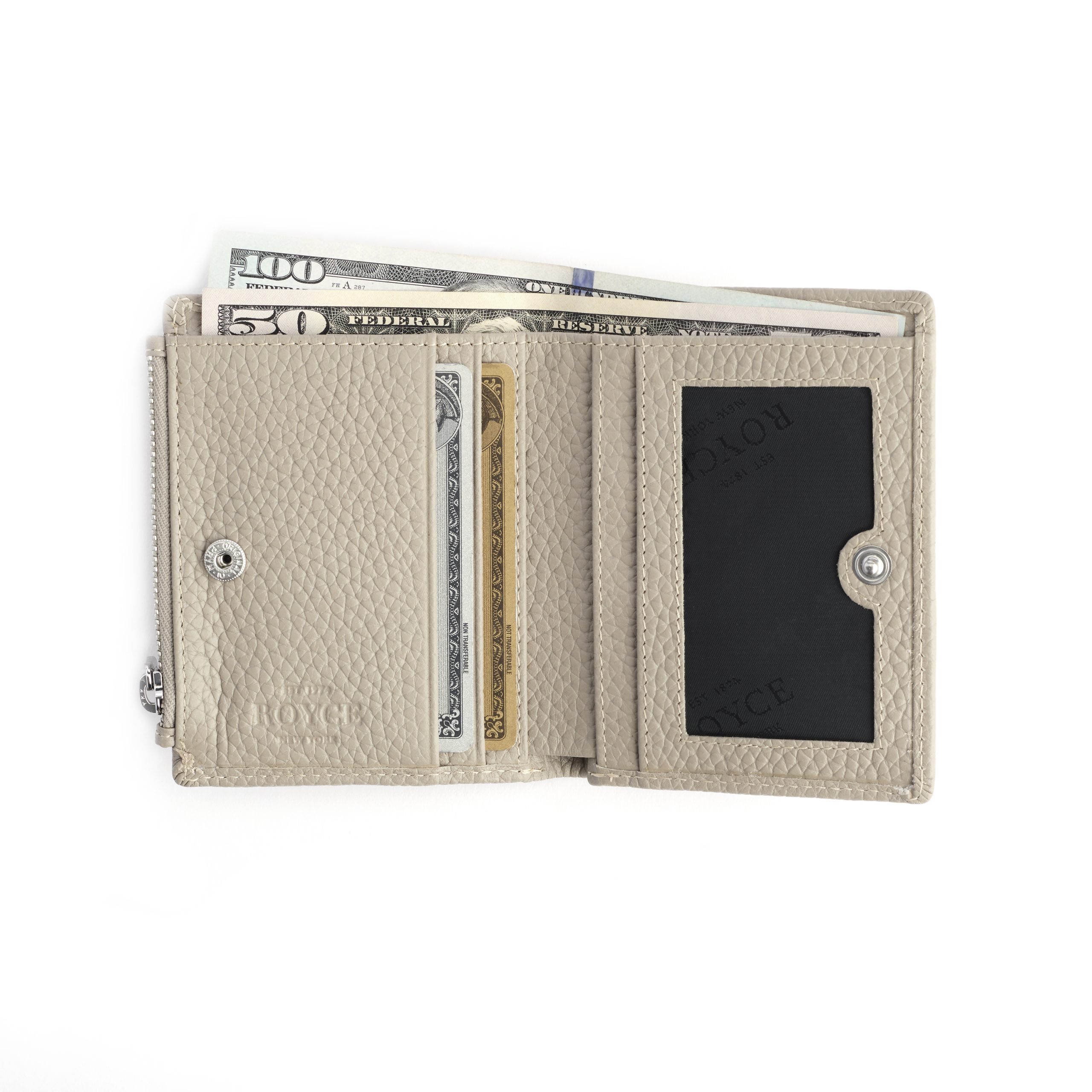 Compact Zip Wallet with RFID Blocking | ROYCE New York