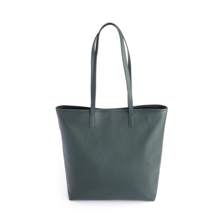 Tall Tote Bag with Wristlet, dark-green