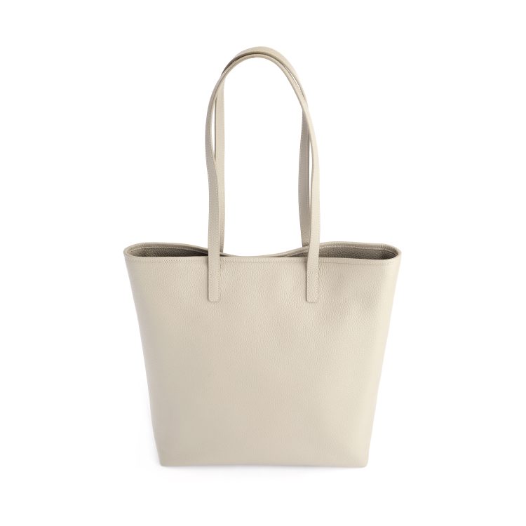 Tall Tote Bag with Wristlet, taupe