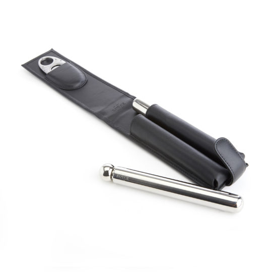 Cigar & Flask Carrying Case with Cutter