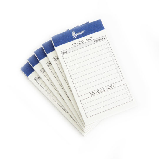 10 Refill Packs of To Do List Cards for Note Jotters