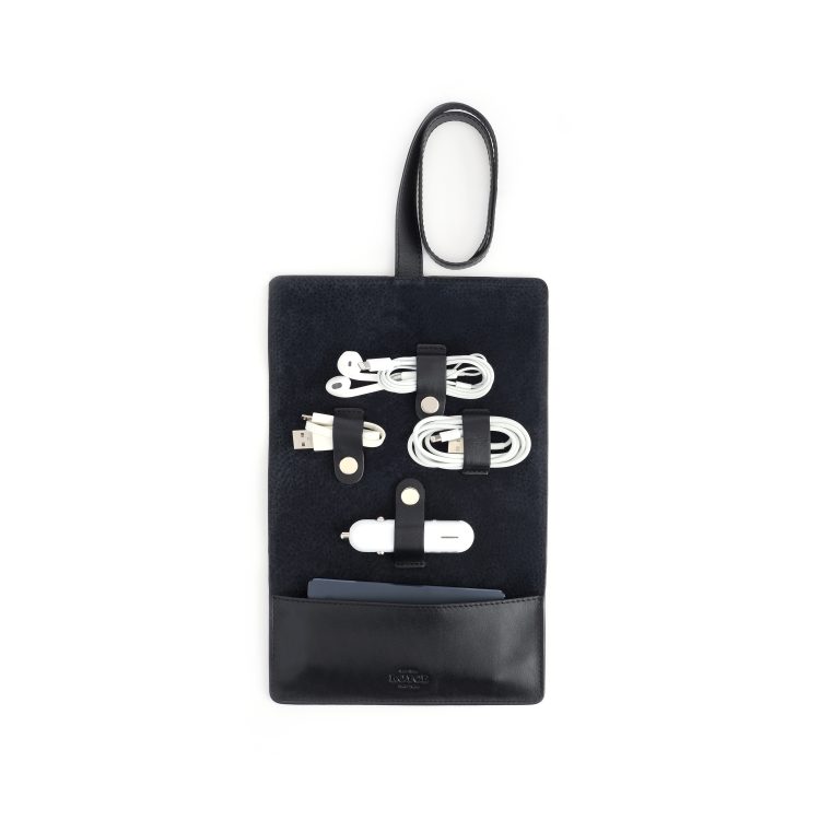 Tech Cord Organizer Roll, black