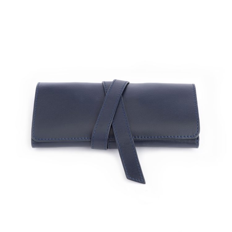 Tech Cord Organizer Roll, blue
