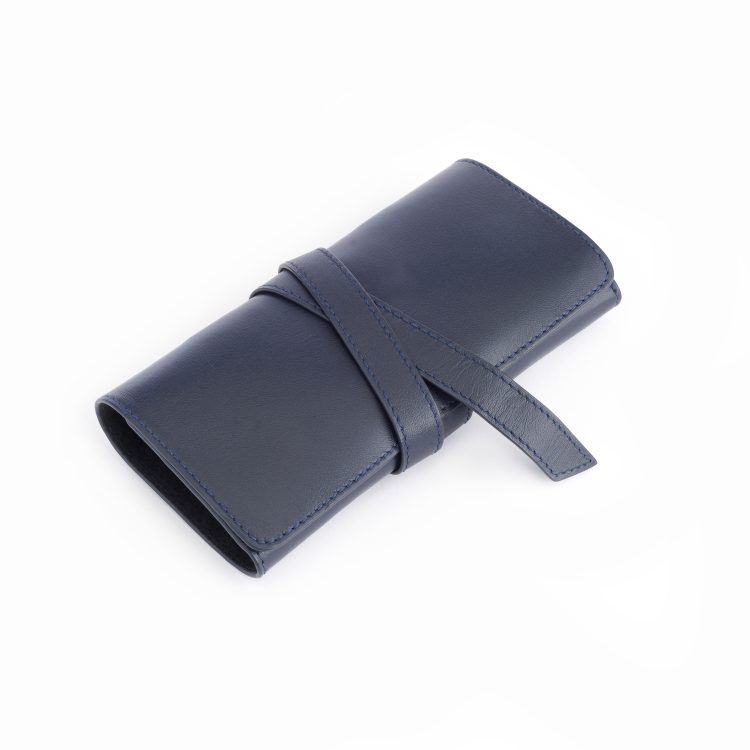 Tech Cord Organizer Roll, blue