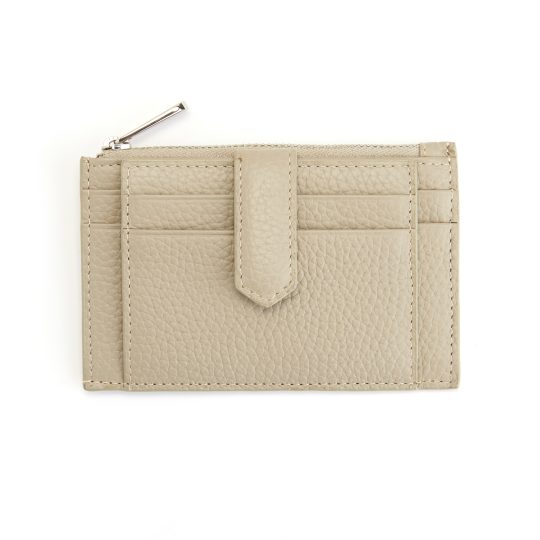 Zippered Compact Card Wallet