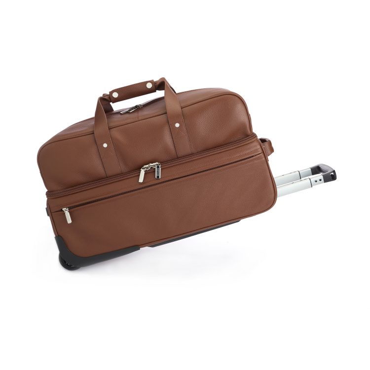 Executive Rolling Duffel Bag, tan