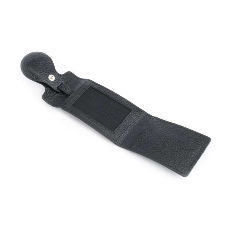 AirTag Luggage Tag ID Holder, black-pebble