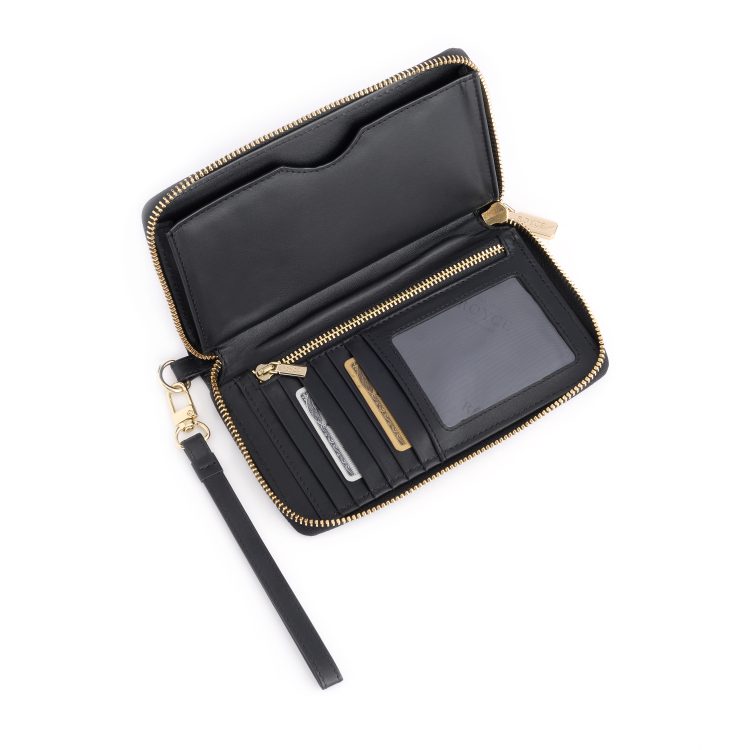 Zippered Wristlet Wallet RFID Blocking | ROYCE New York