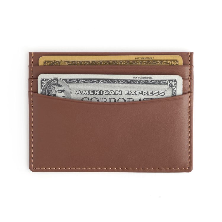RFID Blocking Credit Card Case, tan
