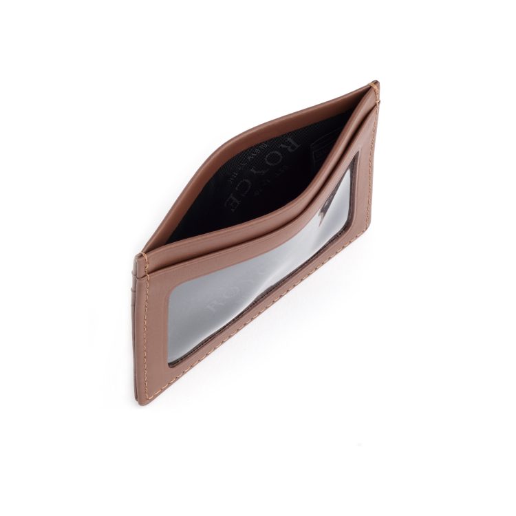 RFID Blocking Credit Card Case, tan