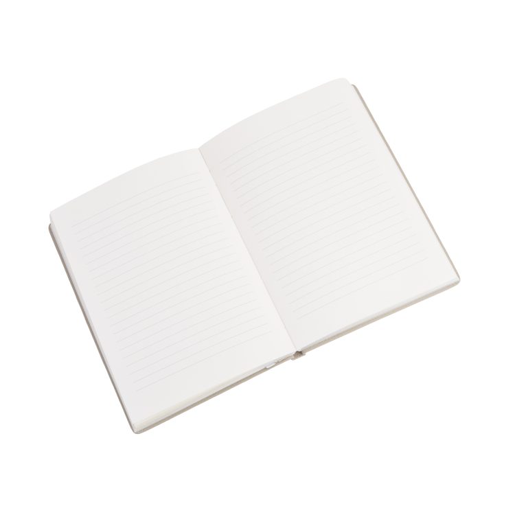 Executive Pebble Leather Journal, taupe