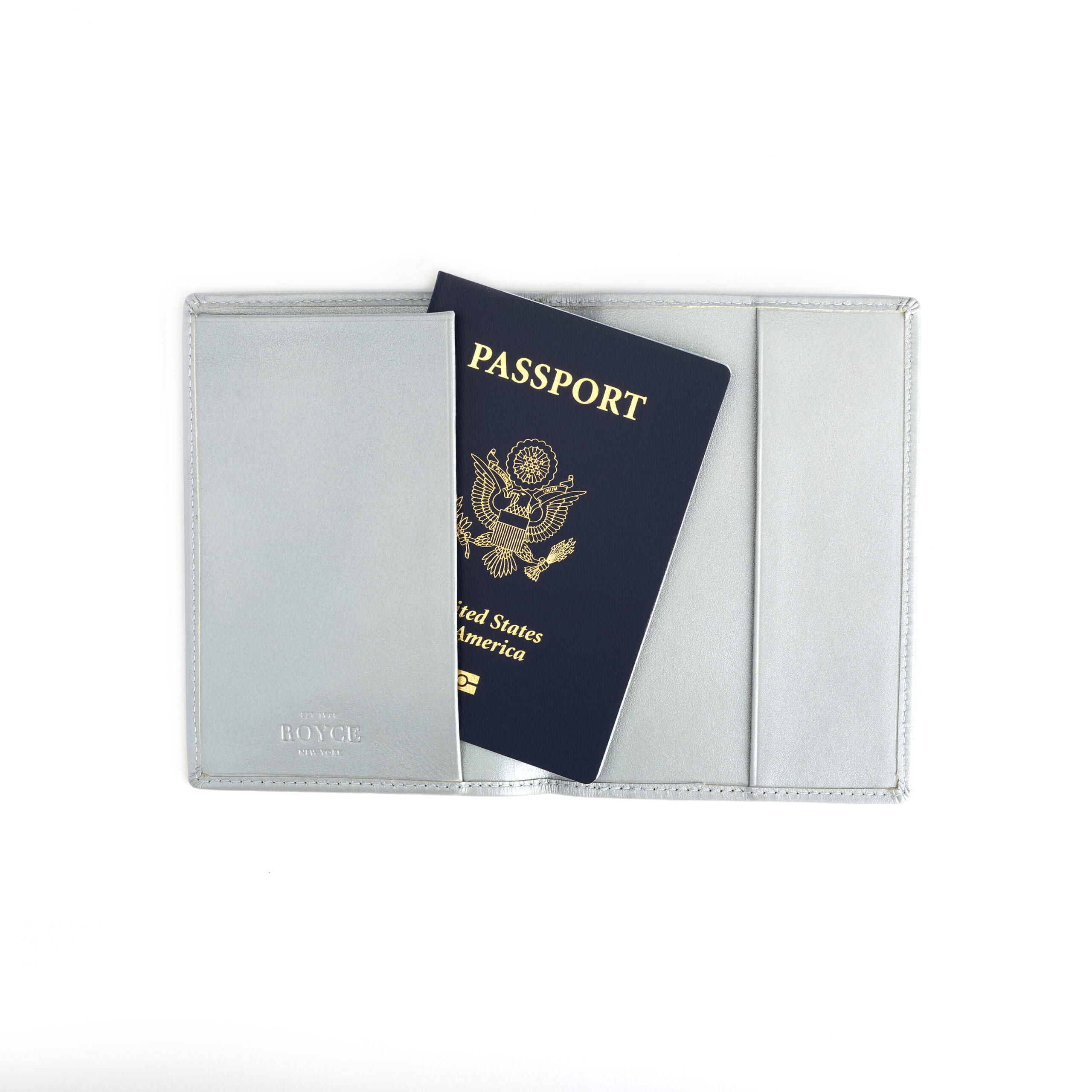 RFID Blocking Passport Holder with US Seal | ROYCE New York