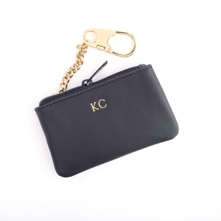 Zippered Coin Key Pouch