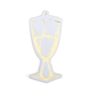 Champagne Glass Christmas Tree Ornament