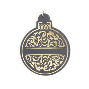 Round Christmas Tree Ornament