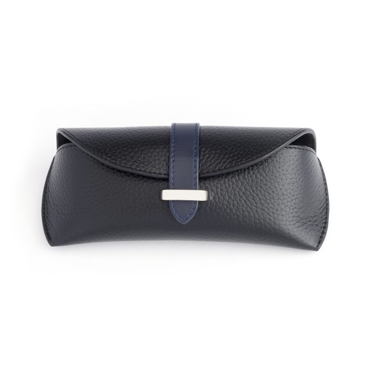 Luxe Eyeglass Case, black-pebble